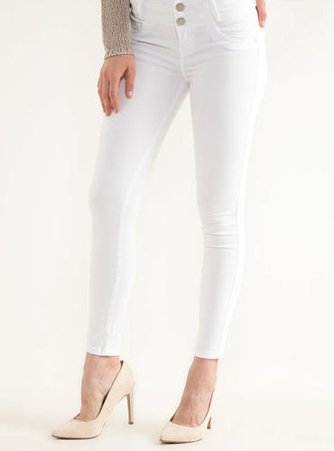 Jeans Marquis Cora Mujer Blanco