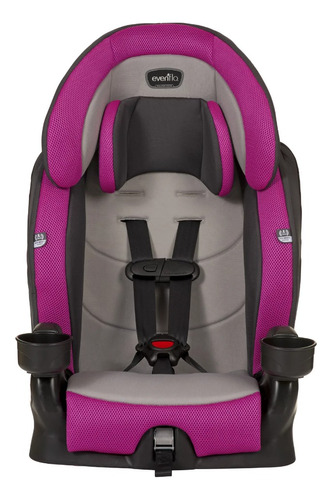Evenflo Chase Plus 2-in-1 Booster Car Seat Autoasiento Color Rosa Geneva