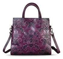 Comprar Bolso De Mano De Cuero Genuino Para Mujer Bolso De Cuero En 