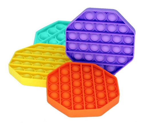 Imagen 3 de 7 de Pop It Combo Clasico + Llavero 3 Burbujas Original Importado