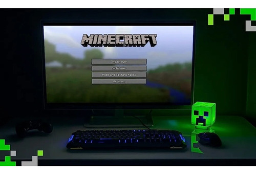 La Lámpara De Creeper En Minecraft