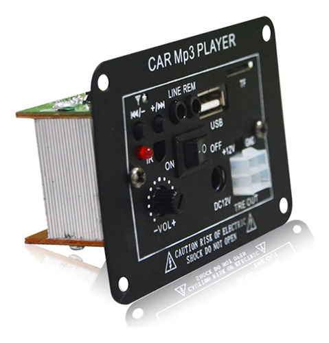 Diarypiece 12v Universal Power Amplificador Potencia Coche