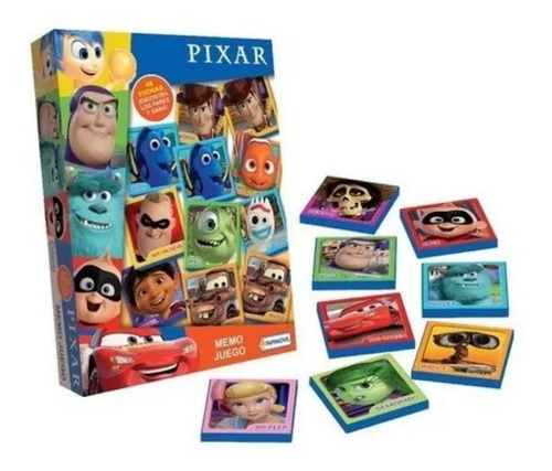 Imagen 1 de 2 de  Memo Juego De Mesa Memoria Memotest Disney Pixar Toy Story