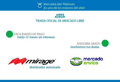 Aire Minisplit Inverter X 220v Mirage 2 Ton 24 000 B Ahorro