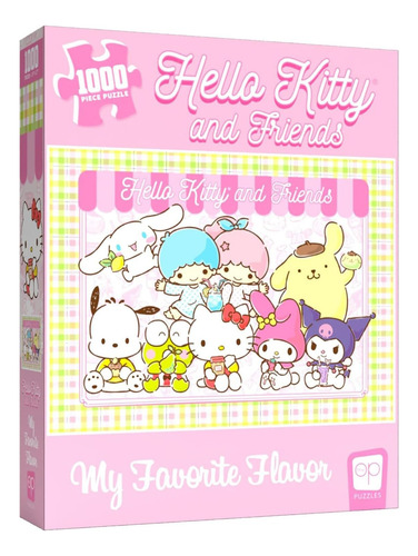 Rompecabezas Usaopoly Hello Kitty® And Friends, 1000 Piezas