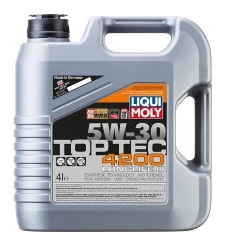 Aceite Liqui Moly Toptec 4200 5w30 4l Con Instalación 