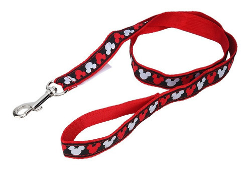 Correa Para Mascotas Minnie & Mickey Color Rojo