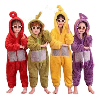 Pijama Unissex Disfraces De Teletubbies Franela Para Criança