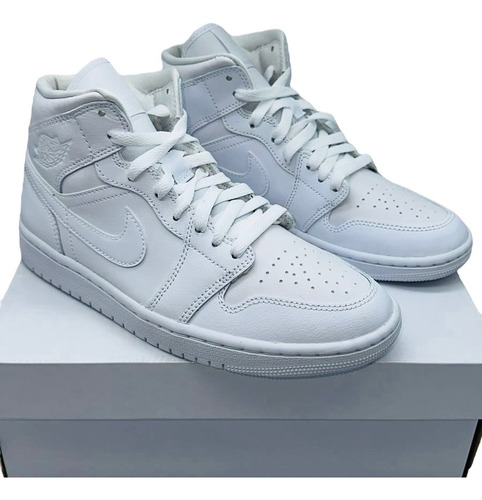 Tenis Air Jordan 1 Mid Dv0991-111 Mujer Blanco