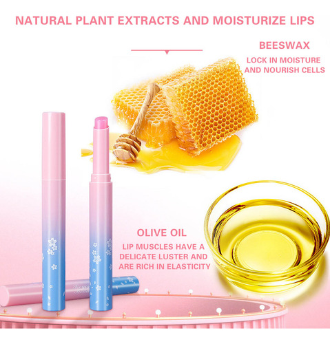 Lápiz Labial O Color Changing Para Mujer, Hidratante Y Mo 00