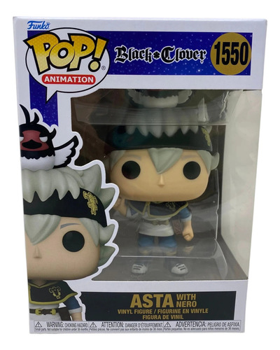 Black Clover Asta Con Nero Funko Pop #1550