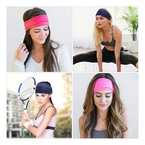Diademas Deportivas Elásticas Para Yoga, Que Absorben El Sud