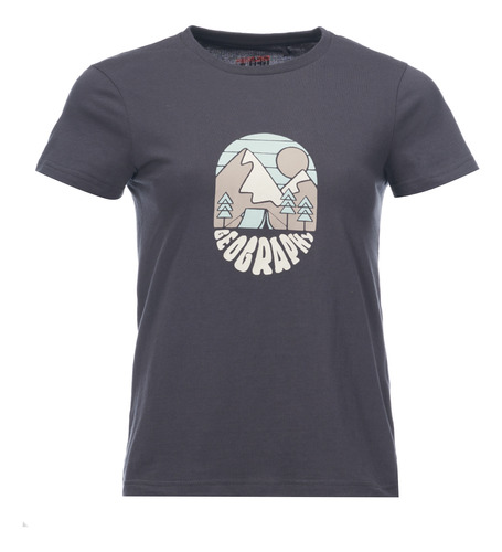 Polera Mujer Liquen Grafito Geography