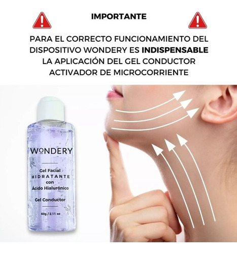 Wondery Levantamiento Facial Con Microcorriente Antiarrugas