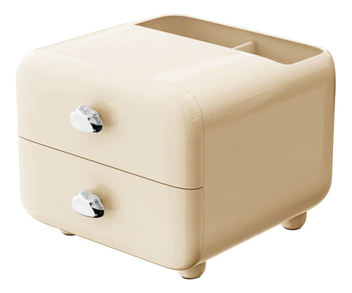 Organizador De Mesa Com Suporte Para Caneta, Gaveta, Amarelo