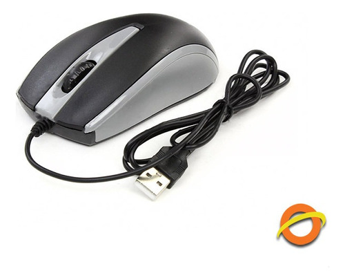 Mouse Optico Ergonomico Pc Notebook Cable Usb Computadora