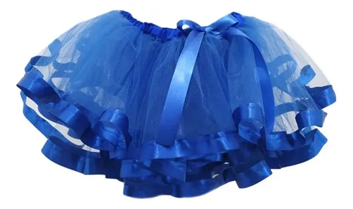 Saia de hotsell tule azul escuro