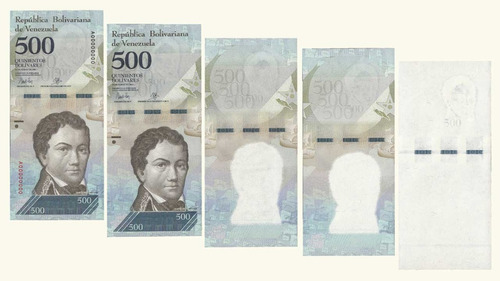 Venezuela, 500 Bsf, Marzo-23-2017, Serie A8, Unc.