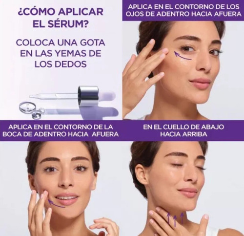 2 Pack L´oreal PARIS Revitalift Acido Hialuronico 1.5% Serum 30ml Tipo De Piel +30