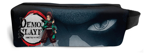 Escolar Mochila E Estojo Menino Anime Demon S Cor Mochila E Estojo 2 Desenho Do Tecido Damon Slayer