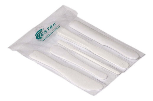 Kit Com 5 Espátulas Estek Creme Cera Estetica Profissional