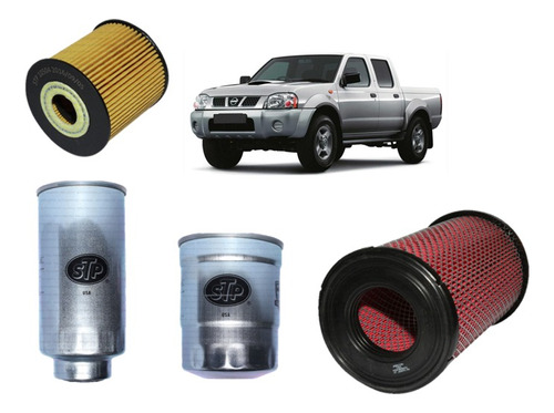 Kit De Filtros Nissan D22 Terrano 2.5 2002-2016 Oferta 