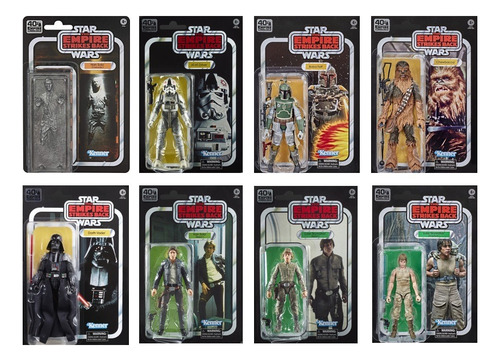 Star Wars Black Series 6 Colección 40 Aniversario (41 Pzas)
