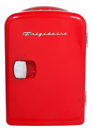 Mini Nevera Retro Frigidaire 4 Litros Color Rojo 110v