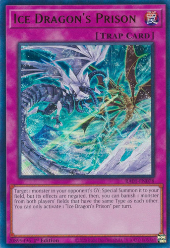 Ice Dragon's Prison - Ra01-en078 - Ultra Rare