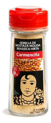 Sazonador De Semilla De Mostaza Carmencita Molida 39 G