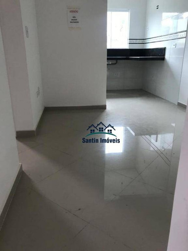 Imagem 5 de 22 de Sobrado Com 2 Dormitórios,(01 Suíte )quintal Amplo C Churrasqueira 02 Vagas À Venda, 90 M² Por R$ 330.000 - Vila Príncipe De Gales - Santo André/sp - So0327