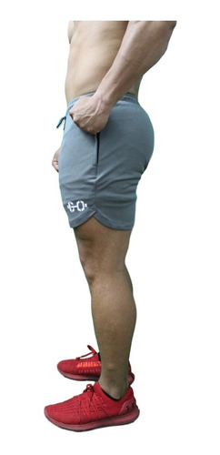 Imagen 3 de 4 de Short Gym Deportivo Más Calzas Internas Boilsillo Celular