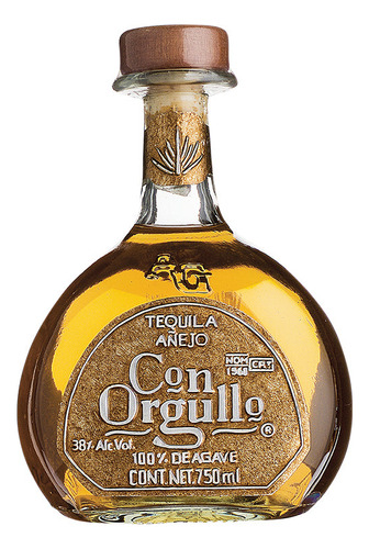 Tequila Añejo 100% Con Orgullo 750ml