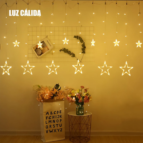 Imagen 5 de 8 de Extensión Tipo Cortina De Luces De Navideñas Con Motivos