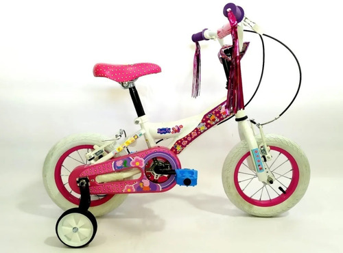 Imagen 2 de 8 de Bicicleta Infantil 12 Rueditas Peppa Pig Unibike Full
