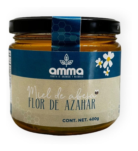 Miel Pura De Abeja Flor De Azahar 390g Virgen Naranjo