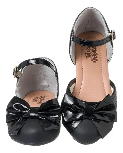 Sandalia infantil sales feminina preta