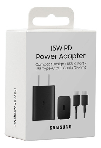 Samsung Cargador 15watts Usb C Para Galaxy A21 A31 A51 A71