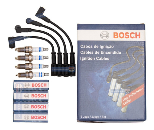 Cables Y Bujías Bosch Fiat Uno 1.4 2011 2012 2013 2014 2015