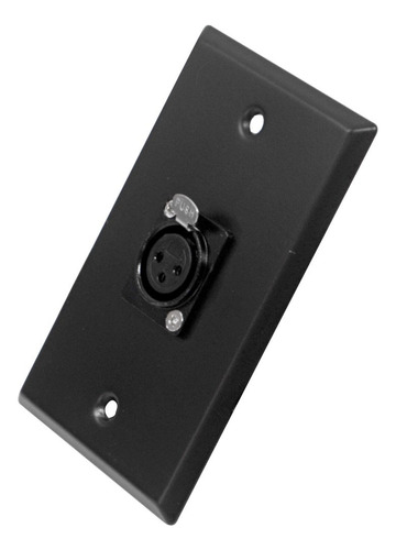 Sismica Audio Sa-plate5 Placa Pared Acero Inoxidable Negro