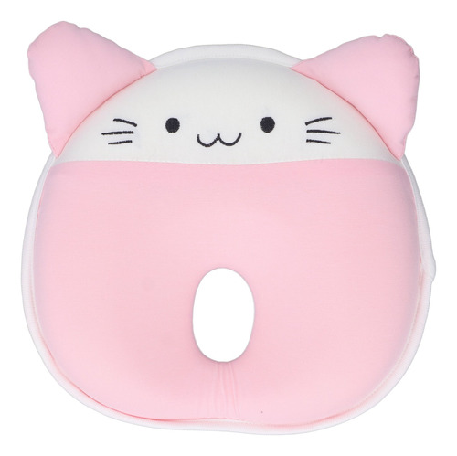 Almohada Para Bebé Con Bonito Diseño De Gato, Que Da Forma A