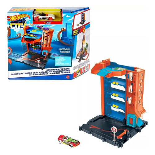 Pista Hot Wheels City Estacionamento - Centro Da Cidade