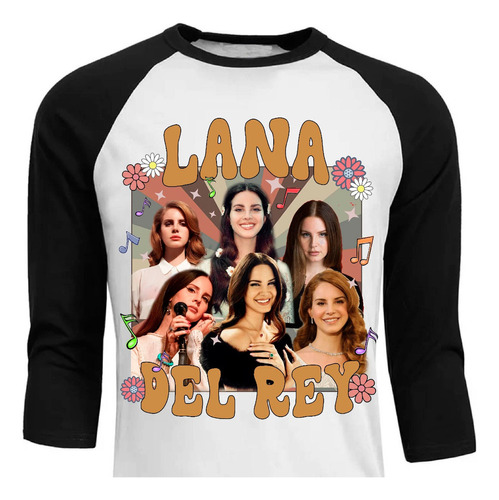 Lana Del Rey - Cantante - Raglan - Polera (1)