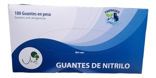 Guante De Nitrilo X 100 Und Con Registro Invima 