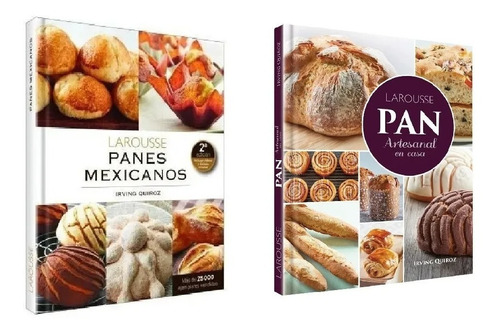 2 Pack Larousse Panes Mexicanos + Pan Artesanal En Casa