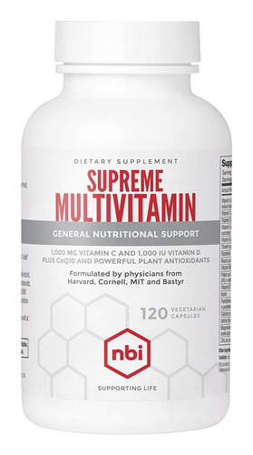 Nbi Supreme Daily Multivitamnico Con Vitamina A, C, D, E, K,