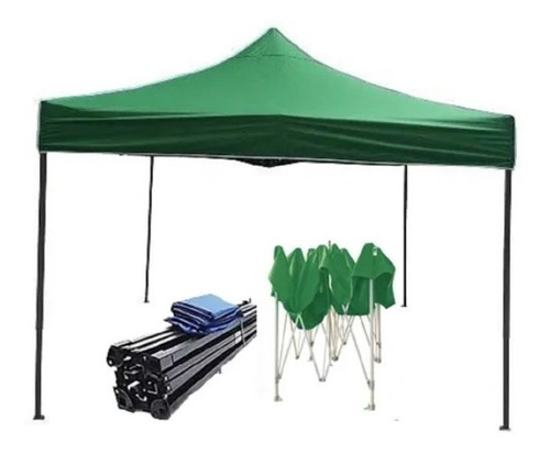 Gazebo Plegable Autoarmable 2x2 Impermeable Union Metalica