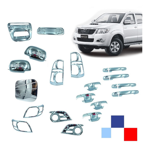 Kit Cromado Toyota Hilux 2012-2015