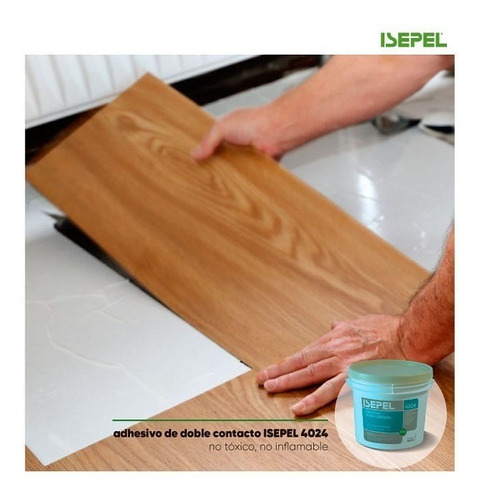 Pegamento Doble contacto ISEPEL 4024 color beige de 10kg no tóxico