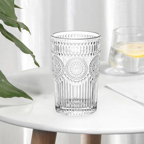 Taza De Vidrio Vintage, Taza De Vidrio, Alto Transparente